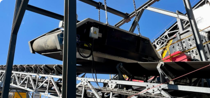 Separador magnético de overband con electroimán Image